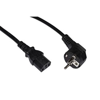 Link LKSK30 power cable 3 m Schuko plug 90° 250 V outlet IEC VDE