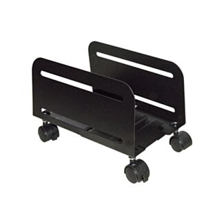 Link LKSUPF trolley adjustable cm 11.9A cm 20.9 for PC or paper shredder metal with wheels, black
