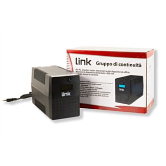 Link LKUPS1000C line-interactive UPS 1000 VA / 600 W, 4 outlets, with display