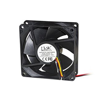Link LKV8025 fan 80x80x25 12 V connector 3 wires with screws included