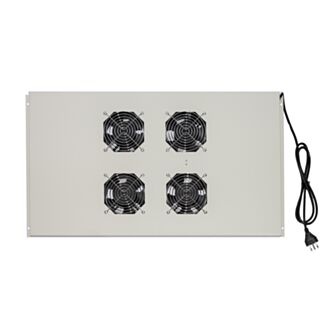 Link LKVENT102GR module 4 fans ceiling with thermostat for cabinets 22/42U deep 800-1000 Link, grey
