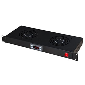Link LKVENT2N module 2 fans cooling with display black