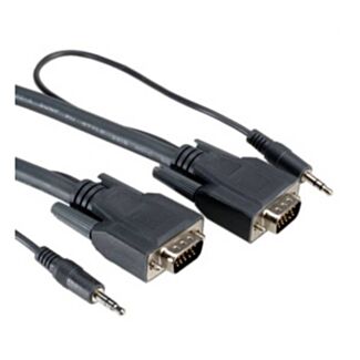 Link LP1104 cable combo VGA 15 pin audio, male/male, 3 m