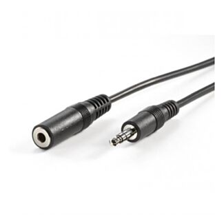 Link LP21925 stereo cable jacks 3.5 mm. extension card audio for headphones/speakers male/female 10 m