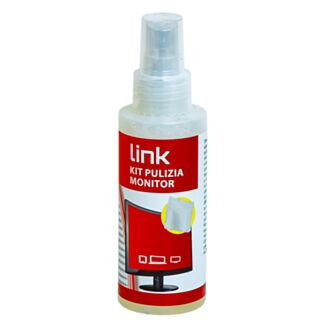 Link SP115 kit cleaning for screens TV, tablets and smartphone 100ML cloth microfibre