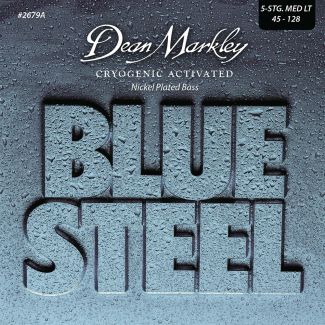Dean Markley Corde Basso El Blue Steel 5 corde M Light 45-128