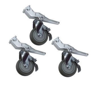Meking 3 braked wheels 25X25mm
