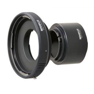 Novoflex combination adapter for Hasselblad V lenses on Leica T cameras