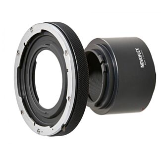 Novoflex combination adapter for Mamiya 645 lenses on Canon EOS R cameras