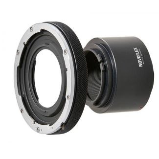 Novoflex combination adapter for Pentax 67 lenses on Nikon Z cameras