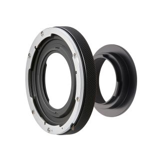 Novoflex combination adapter for Mamiya 645 lenses on Pentax K cameras