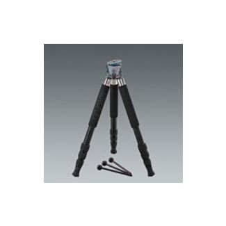 Novoflex TrioBalance Tripod Base with Spirit Level + 4-Section Compact Aluminum Legs + 3 Mini Interchangeable Legs + Bag