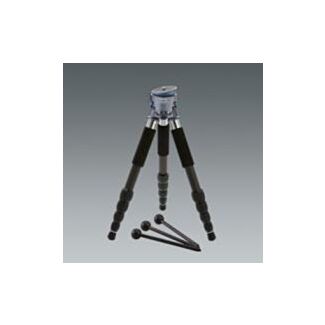 Novoflex TrioBalance Tripod Base with Spirit Level + 5-Section Compact Carbon Fiber Legs + 3 Mini Interchangeable Legs + Bag