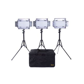 Ikan International IB508-V2-KIT Kit with 3 x IB508-v2 Bi-color LED Studio Light