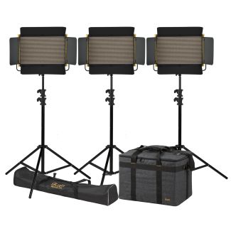 Ikan International OYB15-3PT-KIT Onyx 1 x 2 Bi-Color 3-Point LED Light Kit