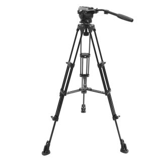 Ikan International EK650 2 Stage Aluminum Video Tripod Kit w/ 75mm Bowl & 11 lbs Payload (E-Image)