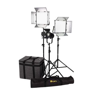 Ikan International LB-2F1SV 3-Point Light Kit w/ 2x LB10 + 1x SFB150 (V-Mount)