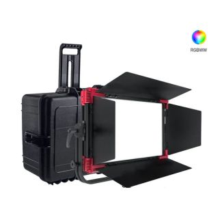 Rayzr MC200 Multi Color RGBWW Soft LED Panel light + HFC-2 Hard Flight Case