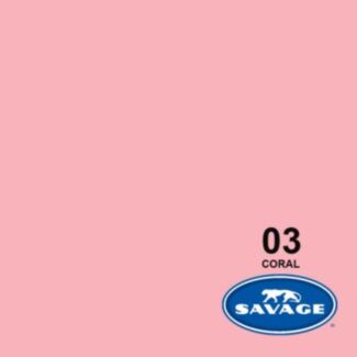 Savage Paper Backdrop 2.72x11m Coral