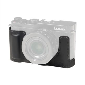 SmallRig mezza custodia in pelle per Panasonic LUMIX L10, nera