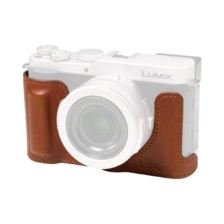 SmallRig mezza custodia in pelle per Panasonic LUMIX L10, marrone