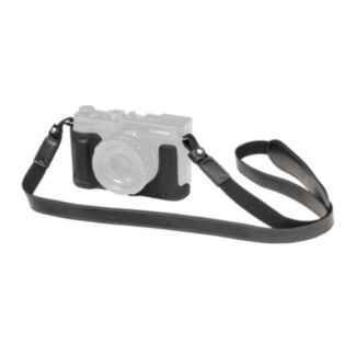 SmallRig mezza custodia in pelle con tracolla per Panasonic LUMIX L10, nera