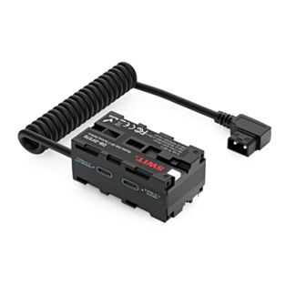Swit DB-DF570 – batteria finta NP-F a doppio lato con ingresso USB-C