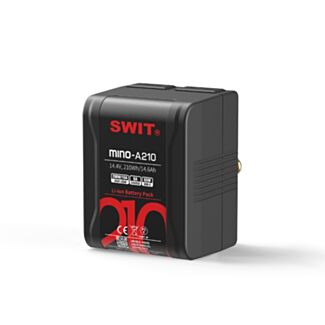 Swit MINO-A210 – batteria tascabile Gold Mount 210 Wh con USB-A, USB-C e D-Tap