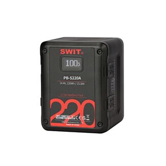 Swit PB-S220A – 220 Wh multi-output Gold Mount battery