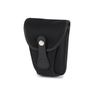 Billingham Pocket AVEA07 Black Canvas/Black Leather Edges + Nickel Finishes