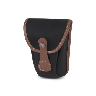 Billingham Pocket AVEA07 Black Canvas/Light Brown Leather Edges + Brass Trim