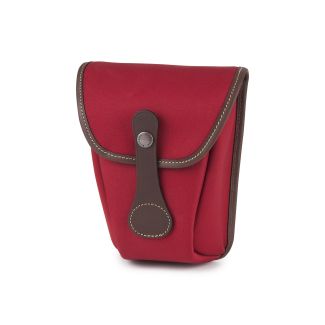 Billingham Pocket AVEA08 Canvas Burgundy/Leather Edges Chocolate