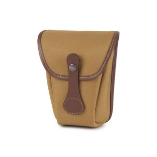 Billingham Pocket AVEA08 FibreNyte Khaki/Light Brown Leather Edges + Brass Hardware