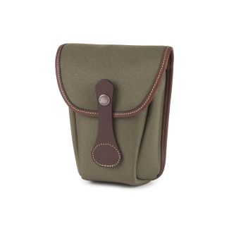 Billingham Pocket AVEA08 FibreNyte Sage Green/Chocolate Leather Edges