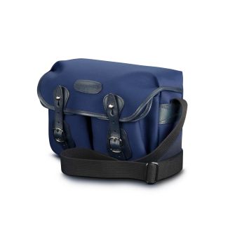Billingham Borsa Hadley Small Tela Navy/Bordi Cuoio navy e interno cioccolato Edizione Limitata