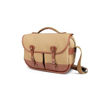 Billingham Borsa Mini Eventer Canvas Khaki/Bordi Cuoio marrone