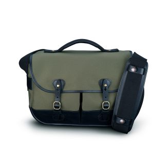 Billingham Borsa Mini Eventer FibreNyte Verde Salvia/Bordi Cuoio nero
