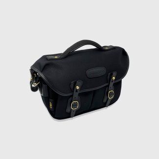 Billingham Borsa Hadley Small Pro LIMITED EDITION Greg Williams Tela Nero/Nero con  finiture di ottone