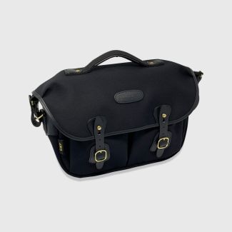 Billingham Borsa Hadley Pro 2020 LIMITED EDITION Greg Williams Tela Nero/Nero con  finiture di ottone