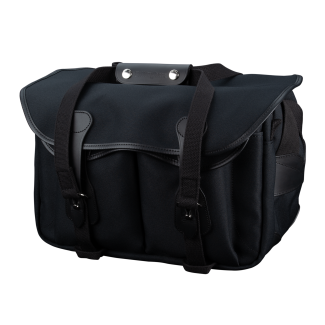Billingham Borsa 335 MKII FibreNyte Nera/Bordi Cuoio neri