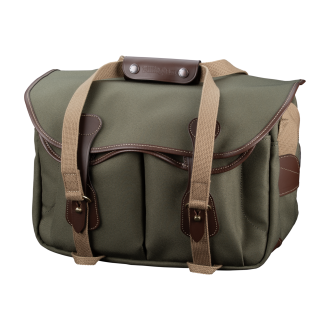 Billingham Bag 335 MKII FibreNyte Sage/Chocolate Leather Edges