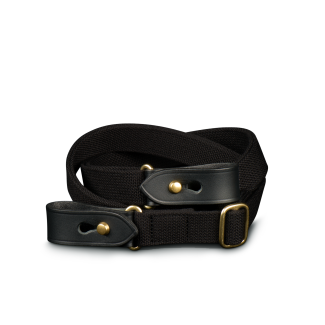 Billingham Stowaway Shoulder Bag Black/Black Brass Finish