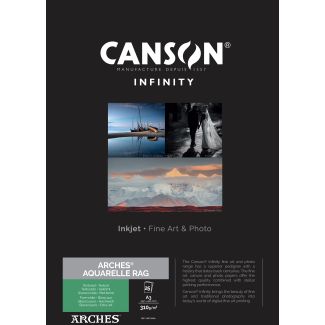 Canson Infinity Arches Aquarelle Rag gr310 A3x25