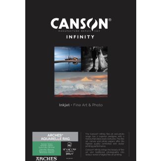 Canson Infinity Arches Aquarelle Rag gr310 A3+x25