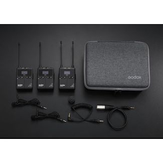 Godox Kit Trasmettitore audio  2 Trasmettitori 1 ricevitore