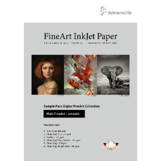 Hahnemuhle FineArt pack test A4 Matte Smooth