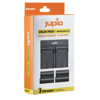 Jupio Nikon EN-EL15C Camera Battery *Value Pack*