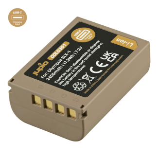 Jupio Batteria *ULTRA C* Olympus BLX-1 (USB-C input) 2400mAh