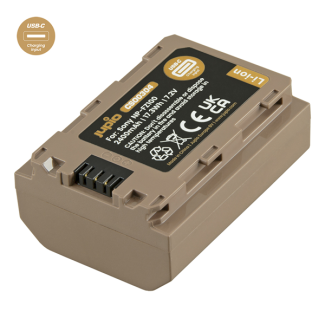 Jupio Battery *ULTRA C* Sony NP-FZ100 (USB-C input) 2400mAh