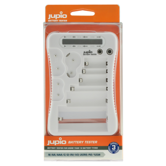 Jupio Caricabatteria Jupio Battery Tester (escluse batterie)
